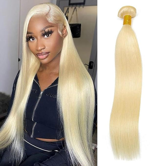 613 Human Hair Bundles Straight Blonde Bundles Human Hair 20 Inch 12A Brazilian Virgin 613 Bundles Blonde Straight Bundles Human Hair Extensions