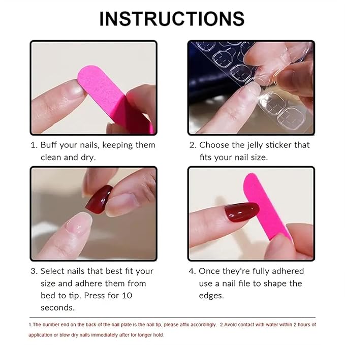 Short Press on Nails Square - Cute Fake Nails with Flower Leaf Design - Spring Full Cover Stick on False Nails for Women - 24 Pcs