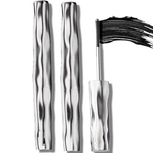 Eyelash Primer,Tubular Eyelash Primer,Waterprooflong Curling Mascara, Natural and Non-Smudged, Hydrofix Fiber Mascara, Iron Wand Mascara, Waterproof Quick Drying, Smooth and Long-Lasting, Black (2)