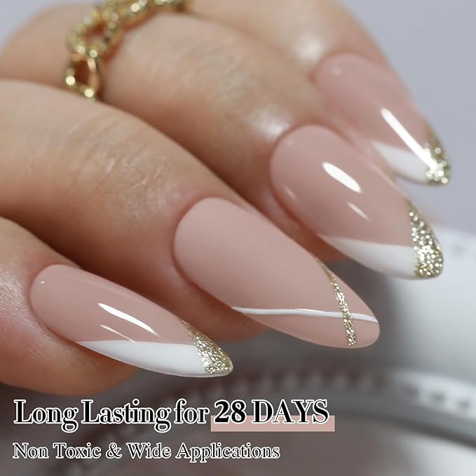 Double Rhythm Gel Polish 15ML Jelly Sheer Pastel Light Milky Color Pearl White Bottle 1 PC 0.5 OZ Full Size Nail Art Salon at Home (Milky Khaki-D1467)