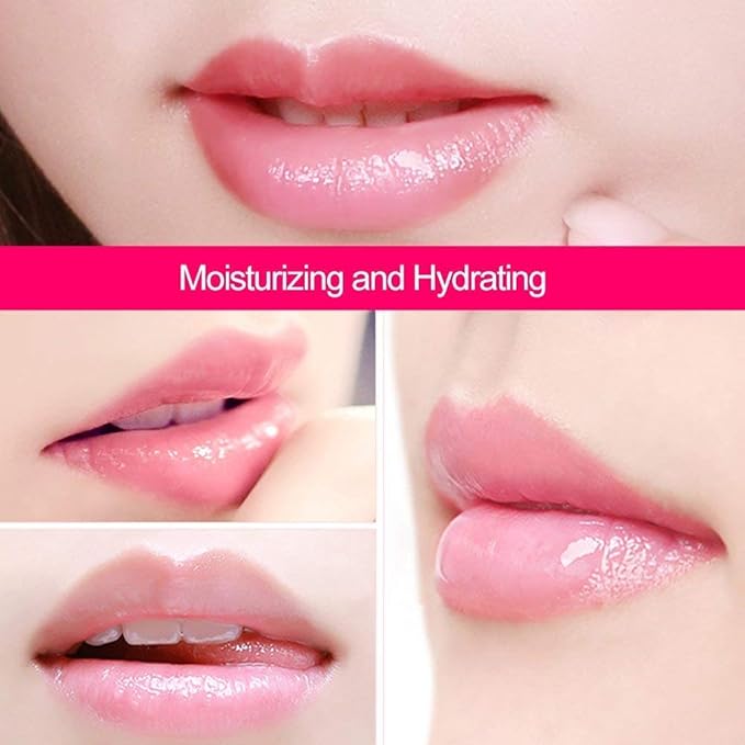 30PCS Collagen Lip Mask,Crystal Moisturizing Gel Sheet Lip Patches for Dry Mouth & Anti-Chapped, Face Care Pads, Plumping Your Mouth, Rose Pink