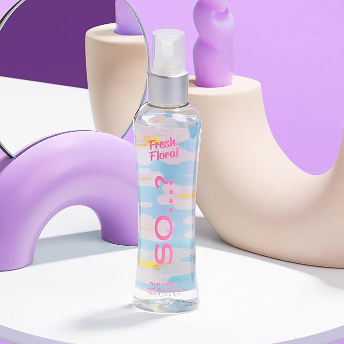 Fresh Floral Body Mist by So…? for Women - 3.5 oz Body Mist - Pack of 2