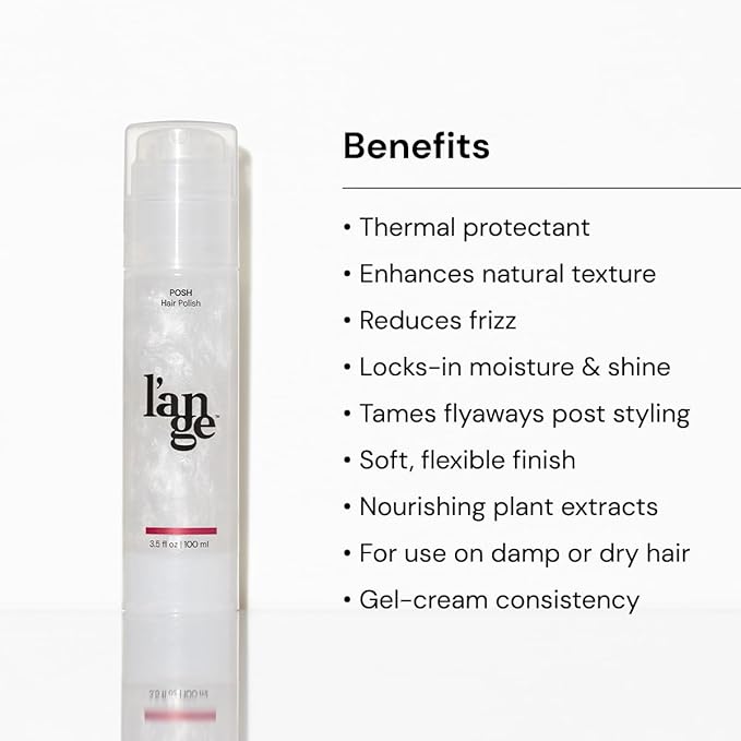 L'ANGE HAIR Posh Hair Polish | Helps Condition, Impart Shine, and Reduce Frizz | Paraben-Free Formula Enriched with Nourishing Botanicals