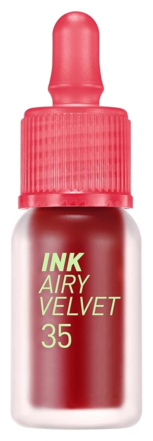 Peripera Ink Airy Velvet Lip Tint | High-Pigmentation, Lightweight, Soft, Moisturizing (035 CHERRY ROSE (NEW))