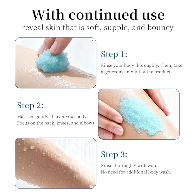 BEAUTNICE Sea Salt Smooth Aroma Scrub for All Skin Types - Nourishing, Purifying with Natural Sea Salt for Men & Women