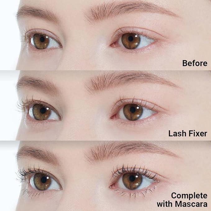 ETUDE Dr. Mascara Fixer For Perfect Lash, Korean Mascara Fixer, All-Day Curl Hold, Volumizing, Smudge-Proof, Korean Makeup, Beauty, Transparent (0.203 Fl Oz)