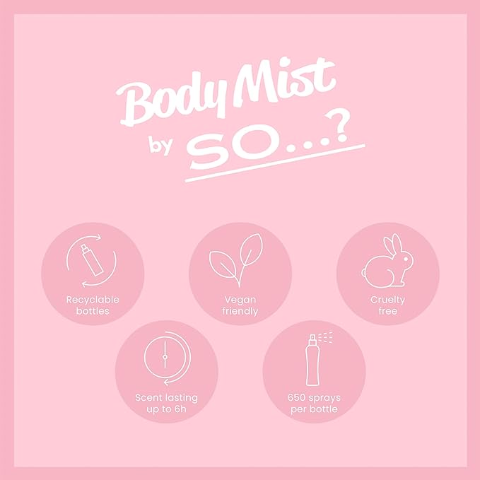 Cotton Candy Body Mist by So…? for Women - 3.5 oz Body Mist - Pack of 2