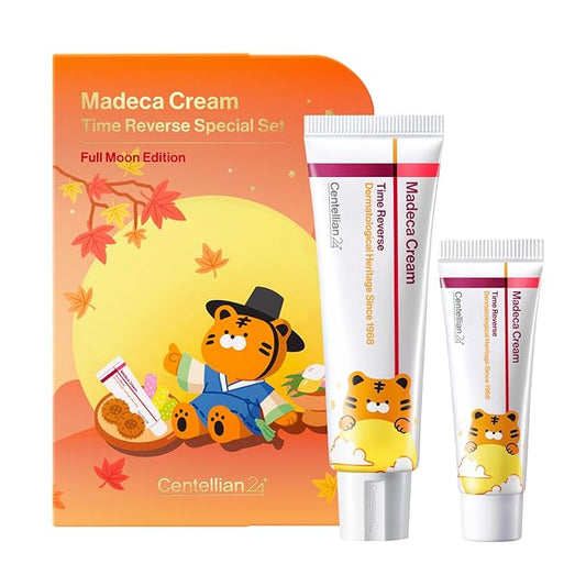 CENTELLIAN 24 Madeca Cream Time Reverse Full Moon Edition (1.69 fl oz+0.5 fl oz / 50ml+15ml) – Advanced Anti-Aging Moisturizer with Centella Asiatica, Collagen, Firming & Hydrating Korean Skincare