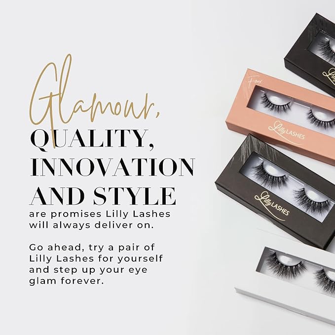 Lilly Lashes Clear Eyelash Glue - Brush On Lash Glue for False & Natural Lashes - Latex Free