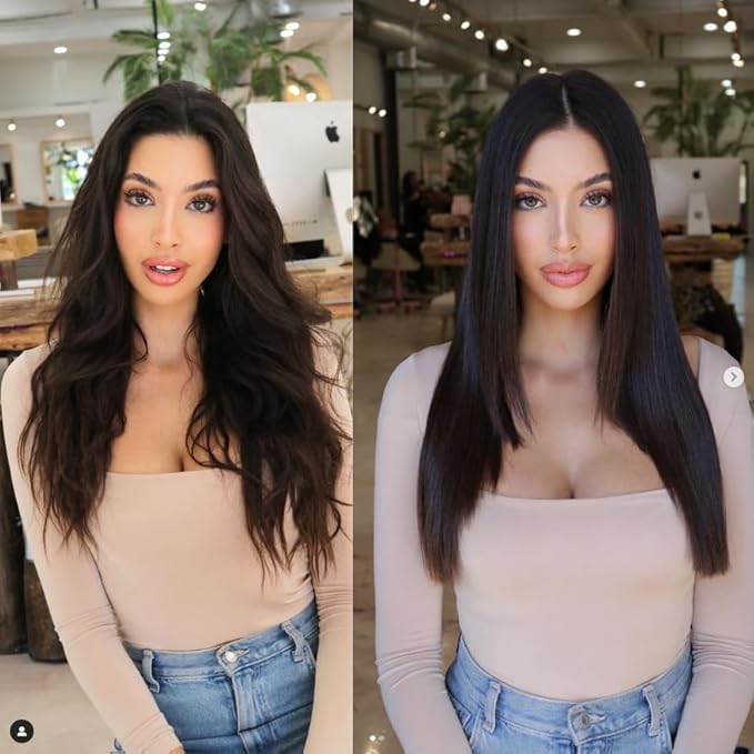 Moroccan Keratin Hair Treatment Straightening Blowout Brazilian Smoothing Professional Results Salon and Home Use , Long Lasting organic results 4-6 months 4pc Set