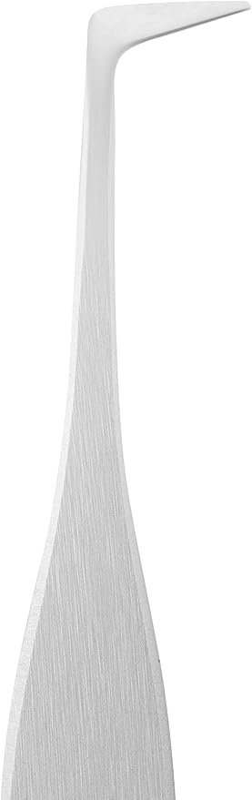 Staleks Pro Professional Eyelash Tweezers EXPERT 40 Type 8 – Boot-Shaped Tip – Stainless Steel – For Volume Eyelash Extensions (85° Angle)