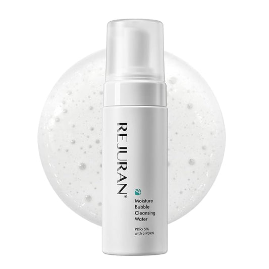 REJURAN® Moisture Bubble Cleansing Water, c-PDRN® - Facial Foaming Cleanser with PDRx, pH-Balanced and Hydrating, Micellar Water for Makeup Removal, Korean Skin Care (5.07 fl oz)