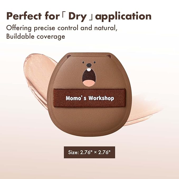 Makeup Sponges,Blender Sponges,Lychee Pattern Leather, Ultra Soft Bouncy Blender for Liquid Foundation, Rubycell, Perfect for Nose Wing & Under Eye,Travel Friendly & Reusable.2PCS