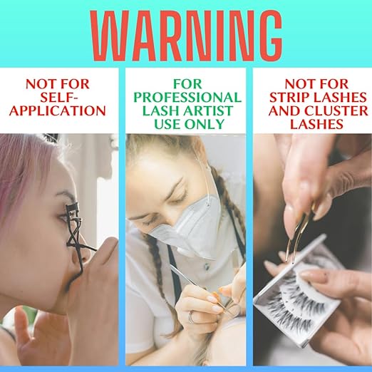 Eyelash Extension Adhesive Glue Expert - Beauty Power - Extremely-Fast 0.5-1-Second Drying Time - 10 Weeks Retention - Professional-Grade, 0.17fl.oz / 5ml (Black Finish)
