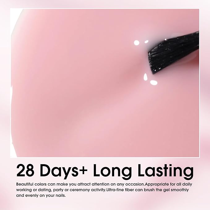 VENALISA Jelly Gel Polish 1 Pcs Translucent Nude Pink Gel Nail Polish Soak Off UV Gel DIY at Home Manicure Salon Nail Art For Girls Women