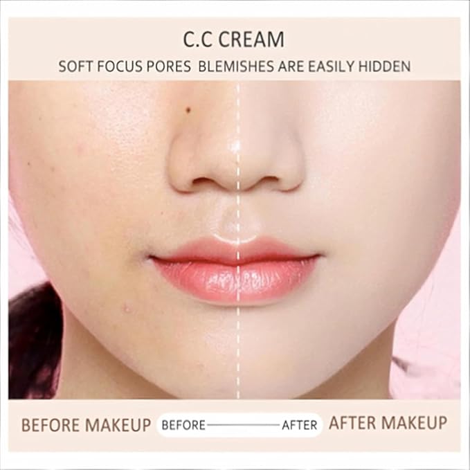 Cc Cream Self Adjusting For Mature Skin, CC Cream for Older Women (2 PCS Natural)