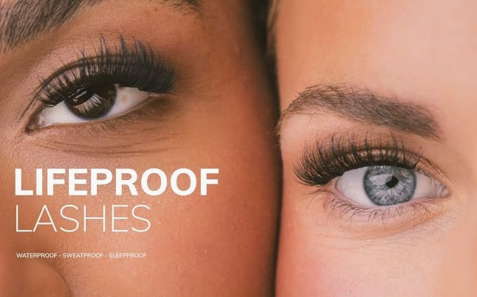 WinkClique Mini Starter Kit - Collection 03 - Complete DIY lash Kit With 3 Bold Glam Lash Styles