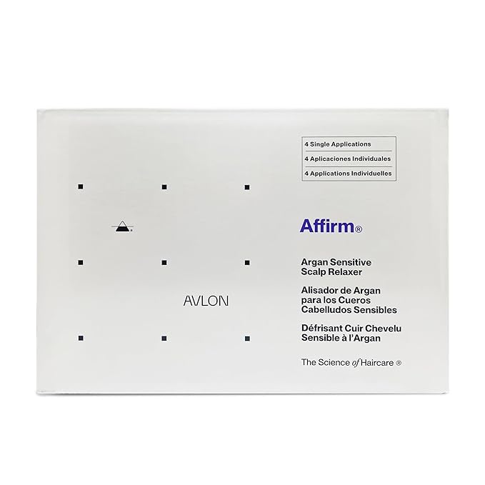 Argan Sensitive Scalp Relaxer - Alisador de Argan - 4 Single Applications