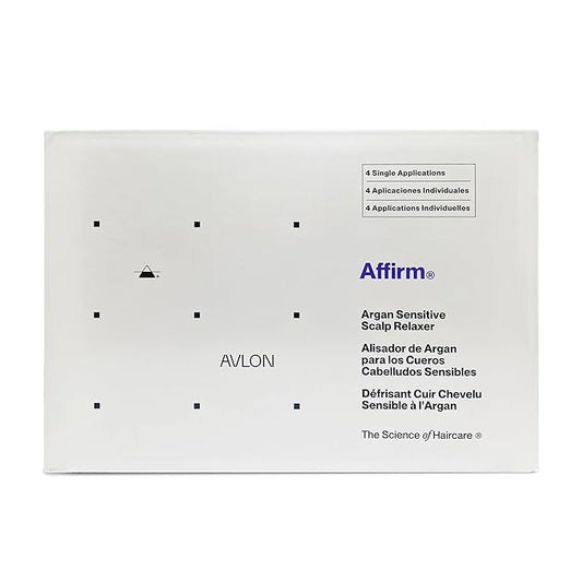 Argan Sensitive Scalp Relaxer - Alisador de Argan - 4 Single Applications