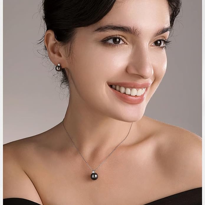 NONNYL Gifts for Women - Pearl Necklaces for Wife, Mom, Anniversary, Mothers Day, Birthday, Christmas, Valentine's Day - Fine Jewelry