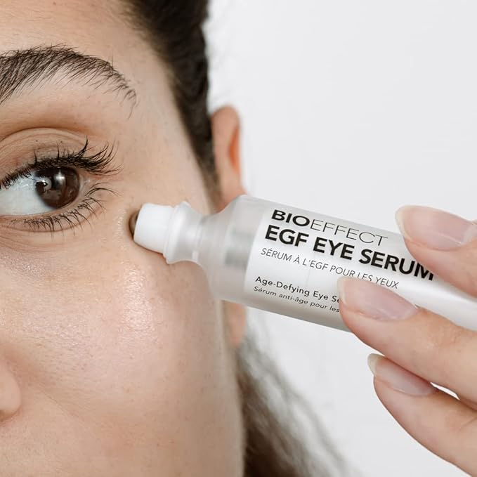BIOEFFECT EGF Eye Serum with De-Puffer Rollerball | Age-Defying Under Eye Treatment with Epidermal Growth Factor for Fine Lines, Wrinkles, Puffiness & Sagging 6 mL / 0.20 oz