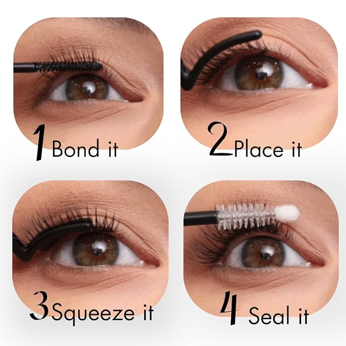 GAZELLE Luxury Natural Lash Clusters, Soft Korean Silk PBT Fibers, DIY Cluster Eyelash Extensions, Comfortable Wear, Lasts 10 Days – Dreamy – 14mm