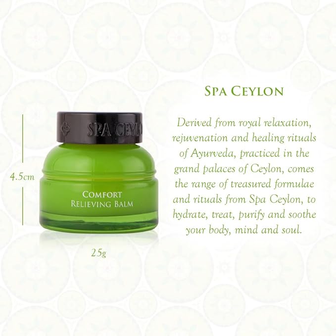 SPA CEYLON Comfort Relieving Balm | 100% Natural Herbal Balm for Rapid Relief & Everyday Comfort | Fast-Acting Formula for All Skin Types
