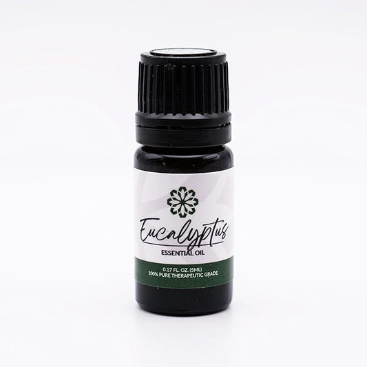 Essence Eucalyptus Essential Oil – 100% Pure & Therapeutic Grade – Perfect for Aromatherapy, Diffusers & Recharging Essence Nasal Diffuser Rings – Natural Stress & Mood Support (5mL)