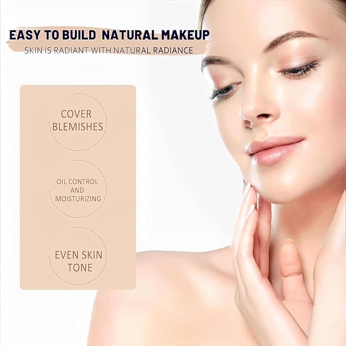 Cc Cream Self Adjusting For Mature Skin, CC Cream for Older Women (2 PCS Natural)
