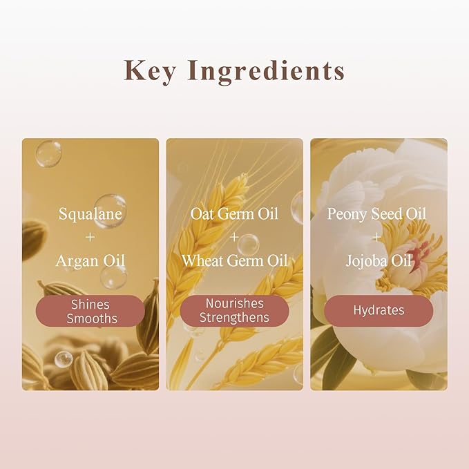 Dear Irean Hair Perfume for Women, Hair Oil with Moroccan Argan & Jojoba, Nourishes, Repairs, and Hydrates Frizzy, Dry, Damaged Curly Hair and Split Ends, Long Lasting Fragrance Up to 8 Hours, 1.35 Oz