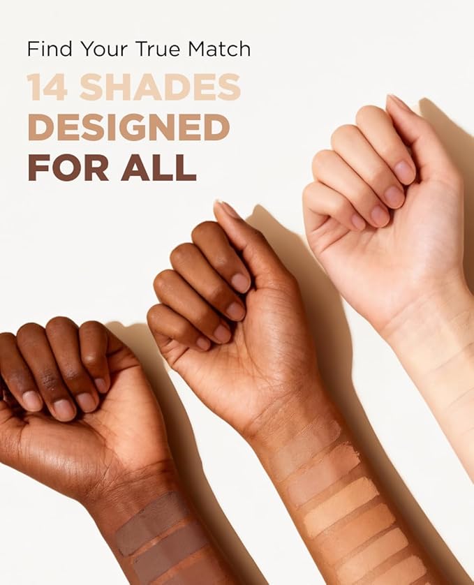 EITHER& Glow Pixel Cushion Foundation, Skincare Formula, Dewy Glass Skin, Lightweight & Long-Lasting 100H Wear, Buildable Hydrating Korean Cushion (23P Amber, 12g)