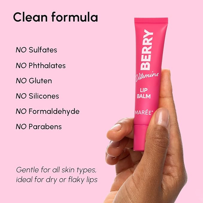MAREE Lip Balm Hydrating – Lip Moisturizer For Very Dry Lips – Balsamo Labial Hidratante de Labios