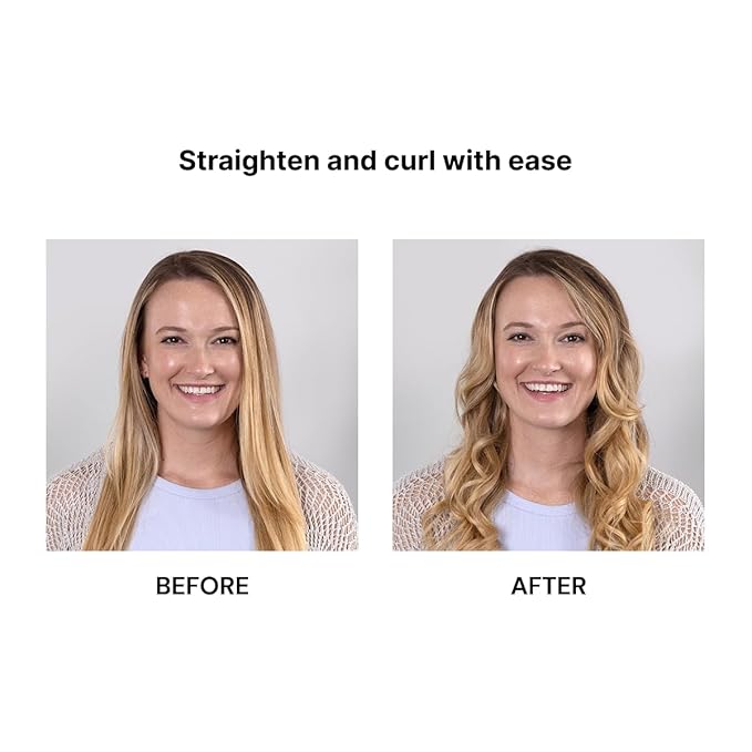L'ANGE HAIR Aplatir Ceramic 1" Flat Iron | Adjustable Temp & Dual Voltage Hair Straightener | Tourmaline-Infused Plates for Smooth, Frizz-Free Styling | 1 Inch Styling Tool (Black)