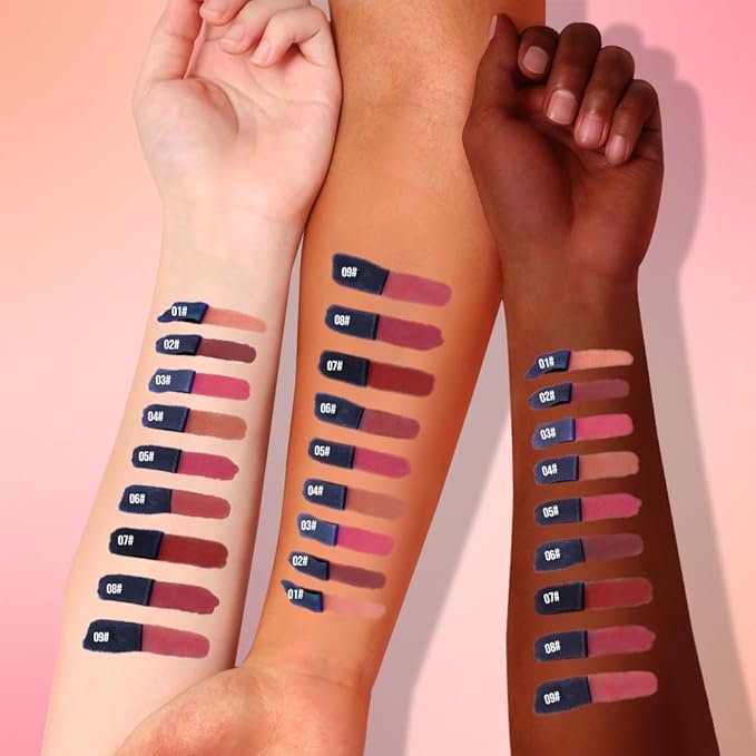 Lip Stain Peel Off – Wipe-Off Lip Stain Tattoo | Long Lasting Waterproof Lip Tint, High-Pigment Matte Lip Color, Smudge & Transfer Proof Lip Stains Masque, Kiss-Proof All-Day Lip Makeup 06#