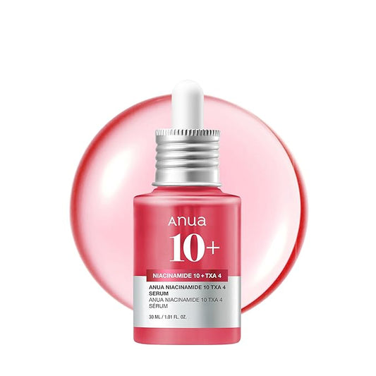 ANUA Niacinamide 10 + TXA 4 Serum, Hyaluronic Acid, Tranexamic acid, Facial Serum For GlassSkin, Glow Back Serum, Dark Spot Care, Postnatal Skincare, Korean Skincare (30ml/1.01 fl.oz)