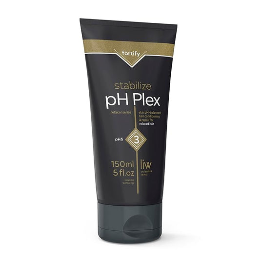LIW Hair Conditioner Nourishing Hair Mask Treatment - Fortifies the Effects of pH Plex Relaxer Steps 1 & 2 Between Hair Relaxer Treatments - 150ml Tube