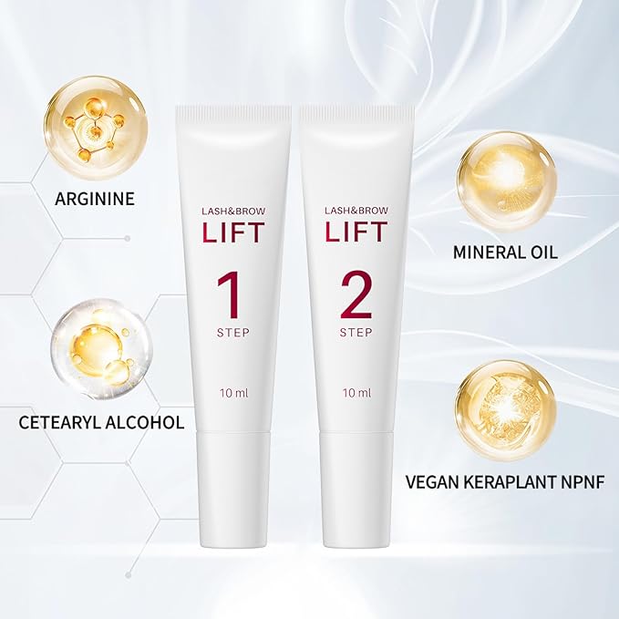Lash Lift Kit - Eyelash Lift Lotion, DONG RHYME Brow Lamination and Lash Perm Solution for Curling Lashes to Get Supermodel Eyes, Long-Lasting and Easy to Use at Home Multipurpose Lash Perm Kit