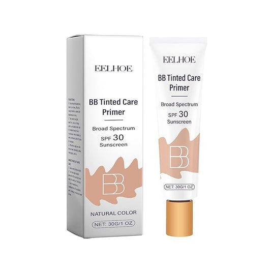BB Tinted Moisturizer SPF 30, Full Coverage Light-Medium Skin Color Light Hydrating & Smoothing. (natural color)