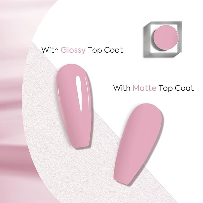 VENALISA Pink Gel Nail Polish 1 Pcs Nude Pink Color Gel Polish Soak Off UV Gel DIY at Home Manicure Salon Nail Art For Girls Women