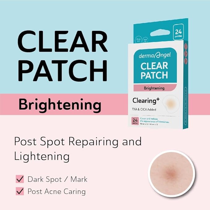 DERMA ANGEL Dark Spot Patches Blemish Patches with Hydrocolloid, TXA & CICA for Active Acne & Post-Inflammatory Dark Spots - Day and Night Use - UPGRADED (Post Acne - 192 Count - 1 Size)
