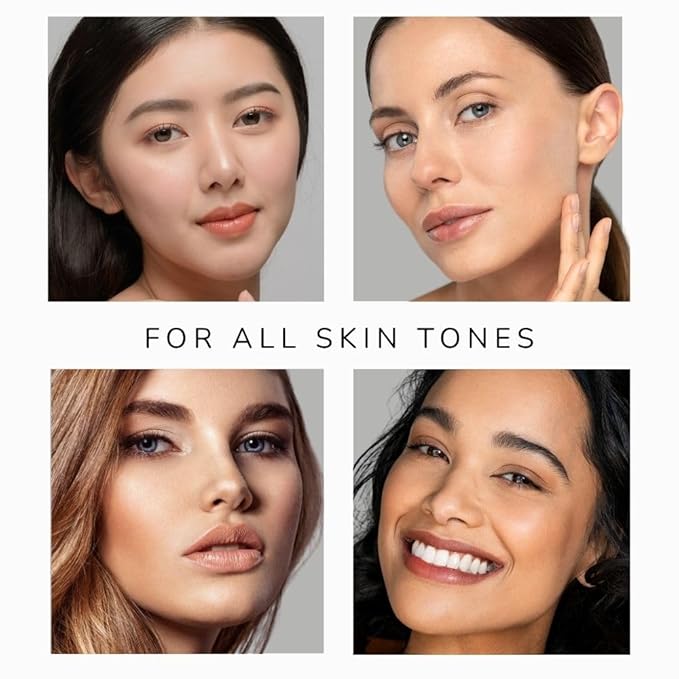 Emani HD Bamboo Setting Powder for Makeup or No Makeup Look, Natural Minerals for Sensitive Skin, Talc Free, All Skin Tones, Made in the USA