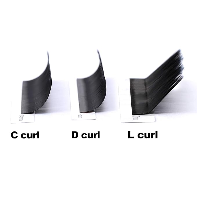 Eyelash Extensions L Curl 0.10 Mix Tray 8-14mm Classic Lash Extensions Individual Lashes Silk Eyelash Extension Supplies (0.10-L, 8-14mm Mixed)