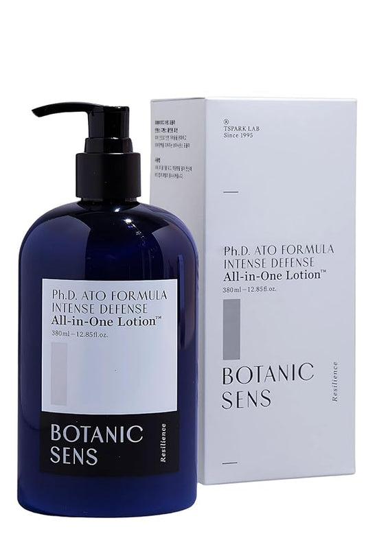 Botanicsens All-in-One Moisturizing ATO Lotion for Face & Body, Hydrating & Soothing for Dry, Sensitive Skin, Supports Skin Comfort, Korean Skin Care, 380ml (12.85 fl. oz)