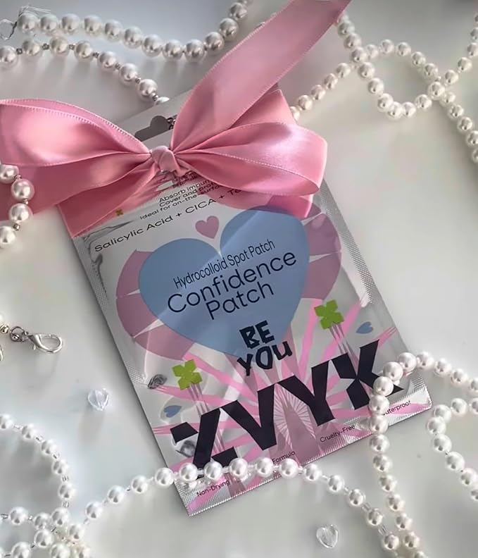 ZVYK Pimple Patches Cute for Face (28 Unique Acne Patch Designs) | Hydrocolloid, Salicylic Acid, Tea Tree | Strong Adhesion, Waterproof, Vegan | Confidence Patch Be You