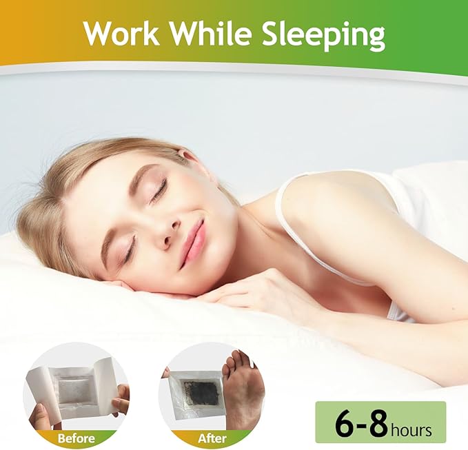 TEWEAE 122 Pads Foot Pads Natural Turmeric & Ginger, Wormwood, Bamboo Vinegar, Included 122Pads Goodnight Patches and 122 Adhesive Sheets