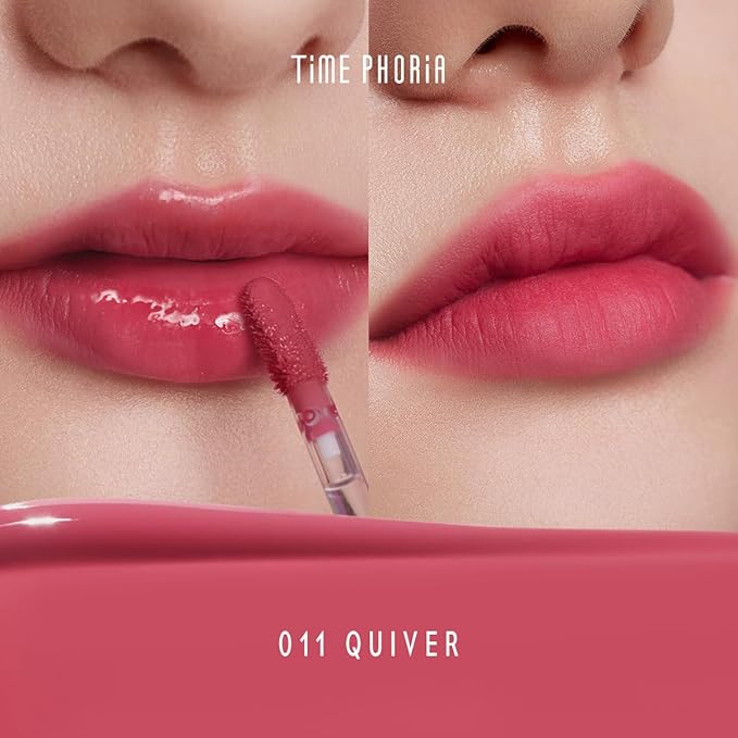 Altera Blurring Lip Tint 011 Quiver, Vibrant Pink Glossy to Soft Matte Finish, Blur Lip Lines, Weightless No-Sticky Airy Velvet Texture, Vibrant Hydrating Long-Lasting Lip Makeup
