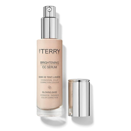 By Terry Brightening CC Serum, Hydrating, Brightening, Illuminating & Color Correcting Skin Primer For Your Face, #2.25 Ivory Light, 1 fl oz