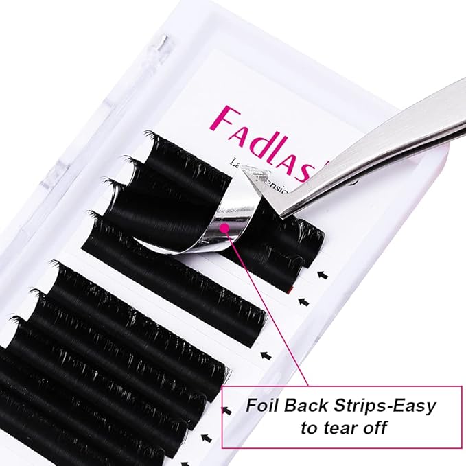 Eyelash Extensions DD Curl Easy Blooming Lash Extension Matte Black Rapid Volume Lash Extensions Flowering Easy Fan Volume Lashes (0.03-DD, 15mm)
