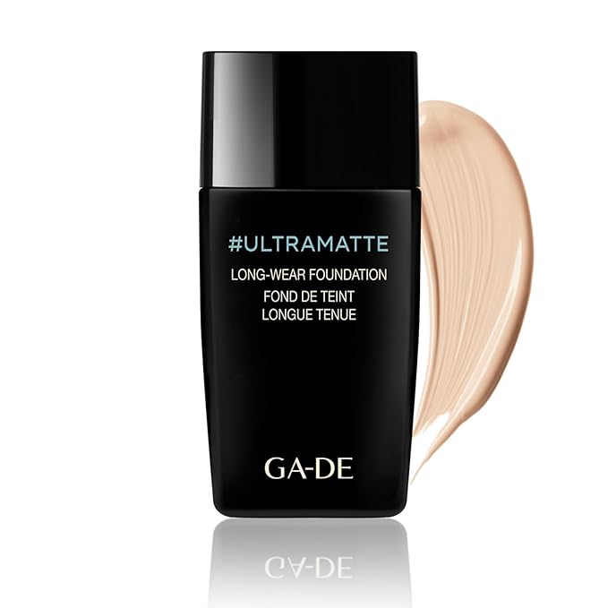 GA-DE Ultramate Long-Wear Foundation, 150 - Sweat-Resistant and No-Transfer Cream Foundation - Face Makeup for Flawless Ultra-Matte Finish - 1 oz