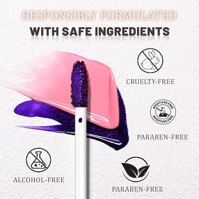 evpct 3Pcs Peel Off Lip Stain Tints with Tweezer, Liquid Lipstick Lip Stain Gloss Long Lasting Waterproof for Women, Non-stick Cup Lipstick Peel Off Highly Pigmented 24 Hrs Original Lips Stains, Set03